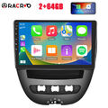 2+64G Für Toyota Aygo Citroen C1 Peugeot 107 Autoradio Android 13 Carplay GPS BT