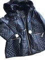 Steppjacke schwarz  Gr48-52   NEU