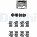 DELPHI Zubehörsatz Scheibenbremsbelag LX0668 für VW TIGUAN AD1 AX1 GOLF 8 CD1 A3