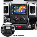 Apple Carplay Android GPS Autoradio Für Fiat Ducato Peugeot Boxer Citroen Jumper