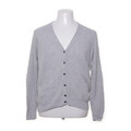Filippa K, Strickjacke, Herren, Größe: XL, Grau, Baumwolle/Viskose #o4T