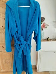 Damen Herren Bademantel Saunamantel Morgenmantel 100% Polyester Gr  XXL Kimono