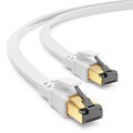 2m CAT 8.1 Patchkabel Flachkabel RJ45 DSL LAN Flach Kabel Netzwerkkabel 40Gbit