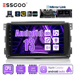 Für Benz Smart Fortwo 451 05-10 9" CarPlay Autoradio GPS Android 13 Auto 32G Cam