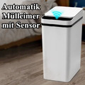 12L Automatik Mülleimer mit Sensor Abfalleimer Büro Küche Automatisch Inneneimer