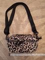 Zara Kids Beige Schwarz Leo Animal Print Tasche