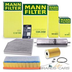 MANN INSPEKTIONSPAKET FÜR AUDI A4 B8 8K A5 8F 8T Q5 8R 2.0 TDI BJ 08-17# # # INKL. ÖLABLASS-SCHRAUBE MIT DICHTRING # # #