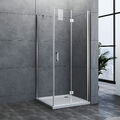 Duschabtrennung Eckeinstieg Duschkabine 90x90 90x75 Dusche Eckedusche Duschwand