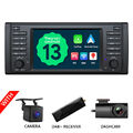 DAB+CAM+DVR+Für BMW E39 7" IPS Android 13 Autoradio CarPlay Navi Navigation WiFi