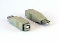 USB 2.0 Adapter( Verbinder) Stecker-A auf Buchse-B (Kupplung)