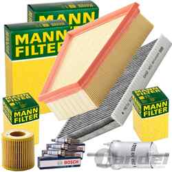 MANN FILTER INSPEKTIONSPAKET passend für VW POLO 6R 9N SKODA FABIA 2 ROOMSTER 5J