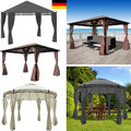 Pavillon 3x3m 3x4m Partyzelt Gartenzelt Gartenpavillon Zelt Garten Pavillion DE