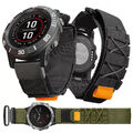 Für Garmin Fenix 7 7X Solar 6 6X Pro 5 5X Plus 3 HR Sport Rugged Nylon Armband