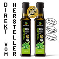 Bio Hanföl, 2x250ml, kaltgepresst, hoher Anteil an Omega 3-6-9 vom Hersteller