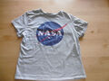 graues NASA T-Shirt Gr. L - unisex - Baumwollmischung #WW