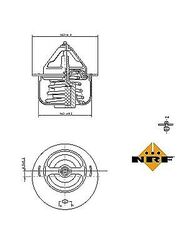 NRF Thermostat, Kühlmittel  u.a. für CITROËN, DAIHATSU, HONDA, HYUNDAI, KIADie Nr.1* für Autoteile: Top-Preis-Leistungs-Verhältnis