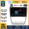 64G Android 14 HD Auto Radio Apple Carplay GPS Navi DAB+ Kam Für Skoda Octavia 2