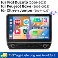 6GB+128GB Für Fiat Ducato 2006-2023 Android 13.0 Autoradio Navi CarPlay 4G WIFI