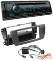 Kenwood Bluetooth USB CD MP3 DAB Autoradio für Seat Ibiza ab 08 azabacheschwarz