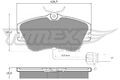 TOMEX Brakes Bremsbelagsatz Scheibenbremse TX 11-821 für VW TRANSPORTER T4 Bus