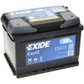 Exide Excell EB602 60Ah 540AEN Autobatterie ersetzt 55Ah 56Ah 61Ah 62Ah 63Ah