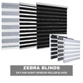 Tag & Nacht Jalousien EasyFit Doppelschicht 165-210cm Zebra Vision Fensterrollo