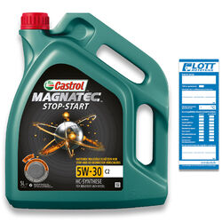 5L Castrol Motoröl Magnatec Stop-Start C2 5W-30 Motorenöl ACEA C2 PSA B71 2290