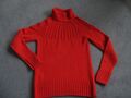 Pulli - Strick - rot - Muster aktuell rund - Rolli - M