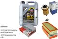 MAHLE Inspektionspaket 5 L LIQUI MOLY 5W-40 4100 Top Tec für VW Touran 2.0 TDI