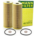 2x ORIGINAL MANN-FILTER ÖLFILTER MERCEDES-BENZ VW HU727/1x