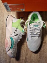 NIKE,,SUPERREP GO 2,,Weiß-Grün-Rosa/gr:36,5