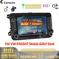 DAB+ Für VW GOLF5 Passat 7" Apple Carplay 2DIN Android 12 Autoradio GPS Navi CAM