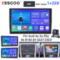 Android13 32G Für Audi A4 8E S4 B6 B7 RS4 Seat Exeo Autoradio DAB+ GPS NAVI KAM