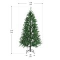 Weihnachtsbaum künstlich mit LED Tannenbaum Weihnachtsbäume 120-210cm Juskys®