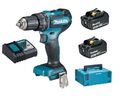 Makita DHP485RFJ Akku-Schlagbohrschrauber 18V DHP485 + 2xAkku 3Ah + Lader/Koffer