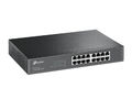 TP-LINK 16-Port Gigabit-ECO-Switch 19" Schwarz Plug-and-Play-Design NEU OVP