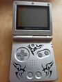 Nintendo Game Boy Advance SP Tribal Limited Edition Silber Handheld-Spielkonsole