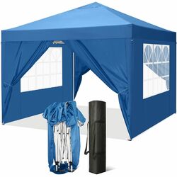 Klapp Pavillion 3x6m/3x3m Faltpavillon Wasserdicht Outdoor Gartenzelt Partyzelt