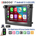 Für Opel Astra H Corsa C/D DAB+ Autoradio 7" Carplay Android 13 32G GPS NAVI Kam