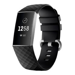 Für Fitbit Charge 3 4 Armband Ersatzband Nylon Silikon Sport Watch Fitness NEU