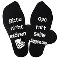 Spruchsocken Geschenksocken für Opa Geschenkideen für Großvater Herrensocken