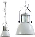 2er-Set Industriedesign Lampe Edelstahl Hängelampe Lampe Deckenlampe NEU (Creme)