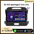 Für KIA Sportage 3 Carplay Android 13 Autoradio GPS Navi WIFI BT SWC DAB+ 6+128G