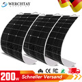 Flexibel Solarpanel 200W 400W 600W 800W Mono Solarmodul für 12V 24V Batterien