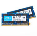 Crucial 8GB 16GB 2Rx8 PC3L-12800S DDR3-1600MHz SODIMM Laptop-Speicher RAM，204Pin