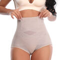 Damen Hohe Taille Shapewear Bauch Kontrolle Figurformende Miederhose Unterw?sche