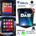 DAB+ Android 13 Apple Carplay Autoradio für CHEVROLET Cruze 2009-2014 GPS Navi