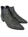 BRONX Chelsea Boots Damen Gr. DE 41 silberfarben-schwarz Casual-Look