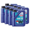 8x LIQUI MOLY 25012 Marine 4T Motoröl 10W-40 1L