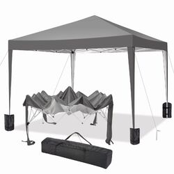 Pavillon 3x3/3,6x3,6m Faltpavillon Pop Up Partyzelt Gartenpavillon UV Schutz 50+